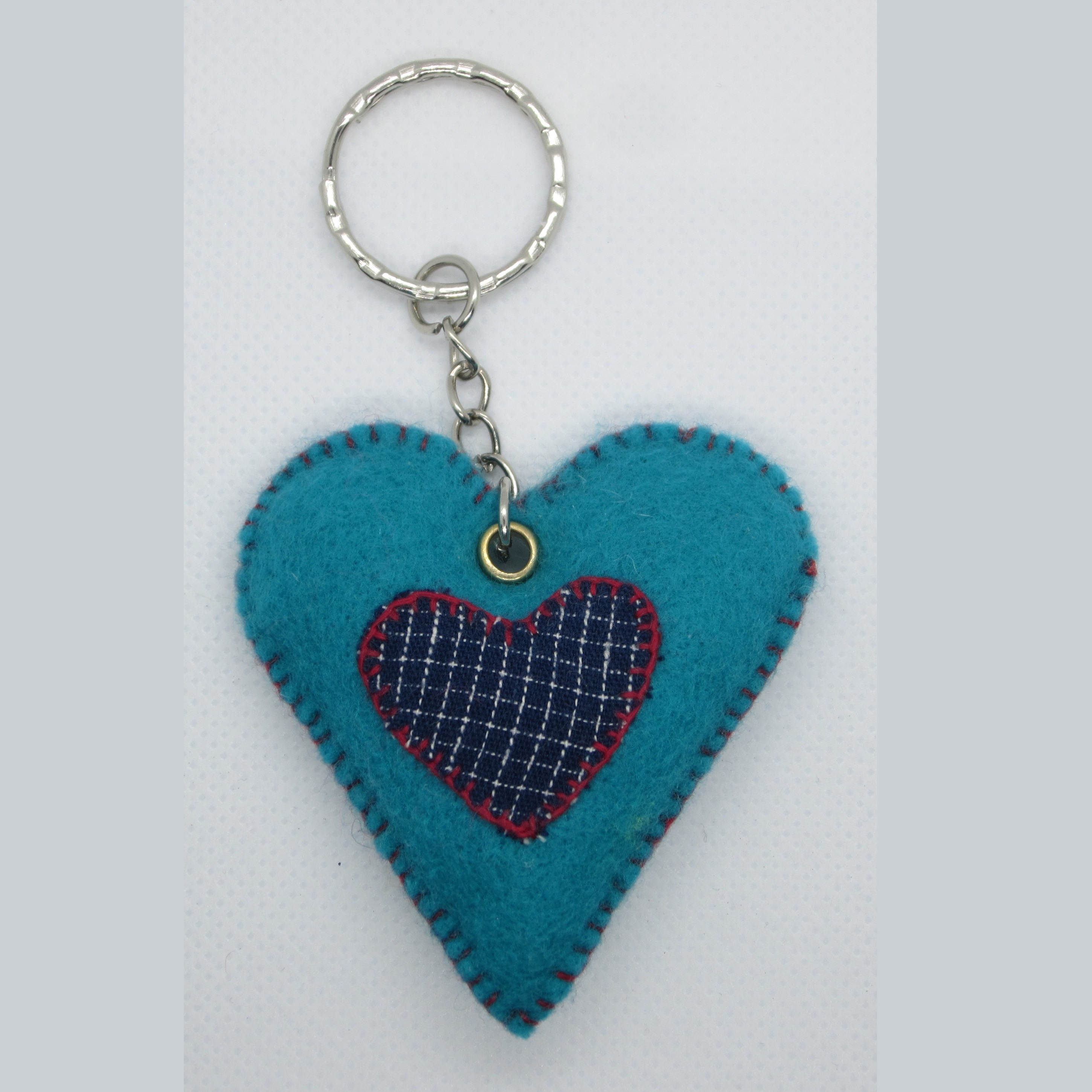Keichain Heart (Blue)